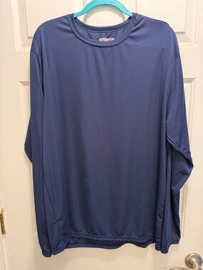 Men's Performance Long-Sleeve Shirt - Navy
